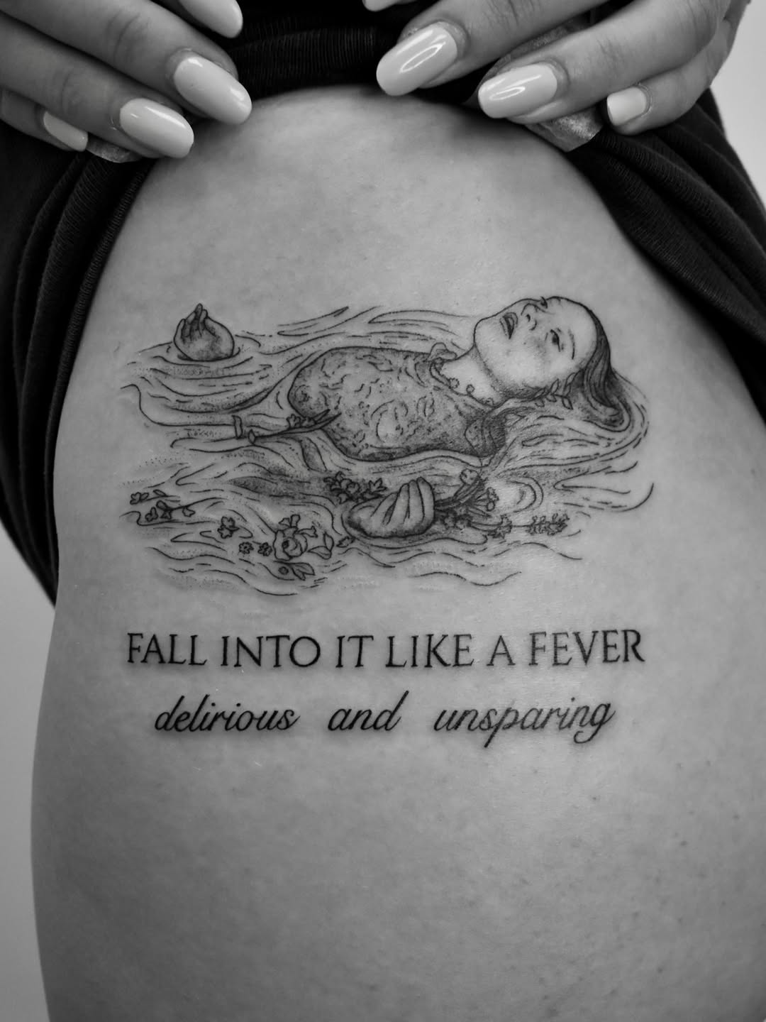 Tattoo by @serahsubmarine — illustrative, fine_line