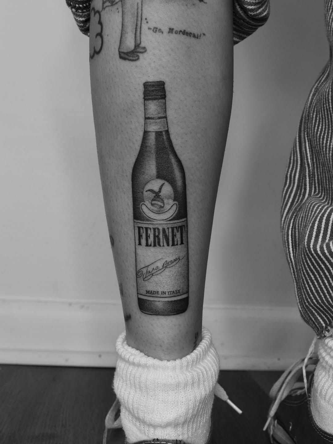 Tattoo by @serahsubmarine — illustrative, black_and_grey