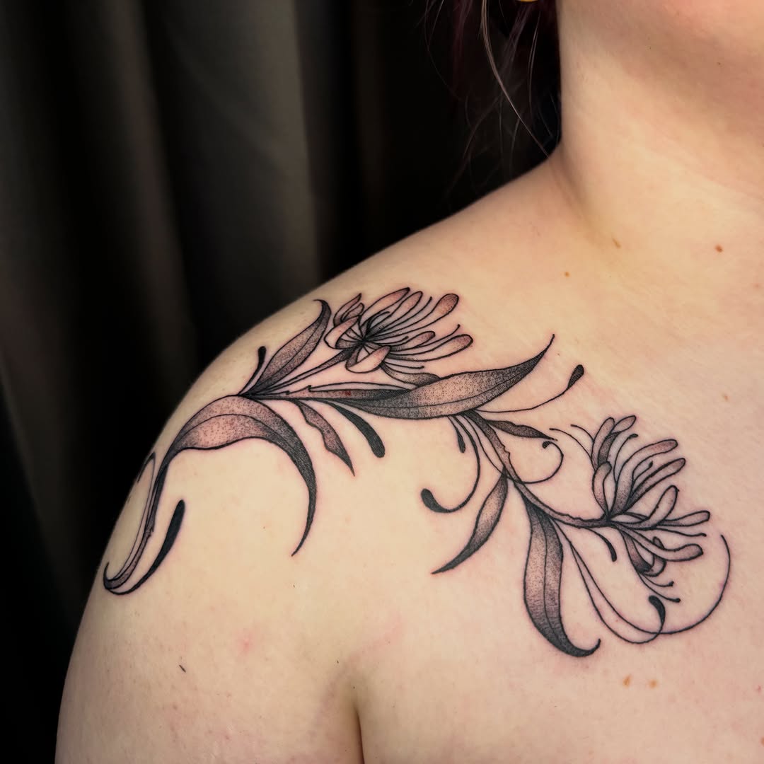 Tattoo by @inkbyjordant — black_and_grey