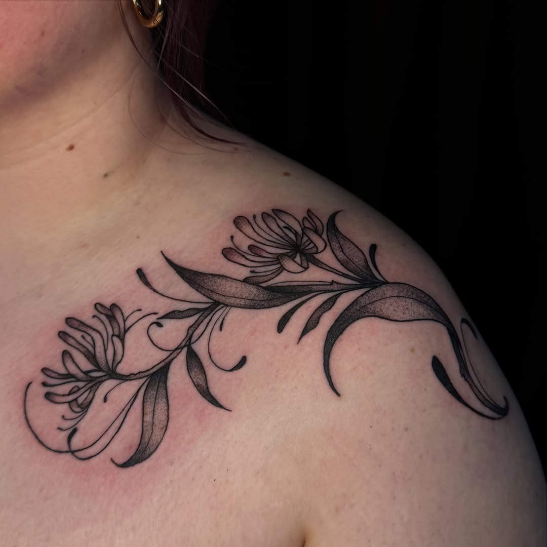 Tattoo by @inkbyjordant — black_and_grey