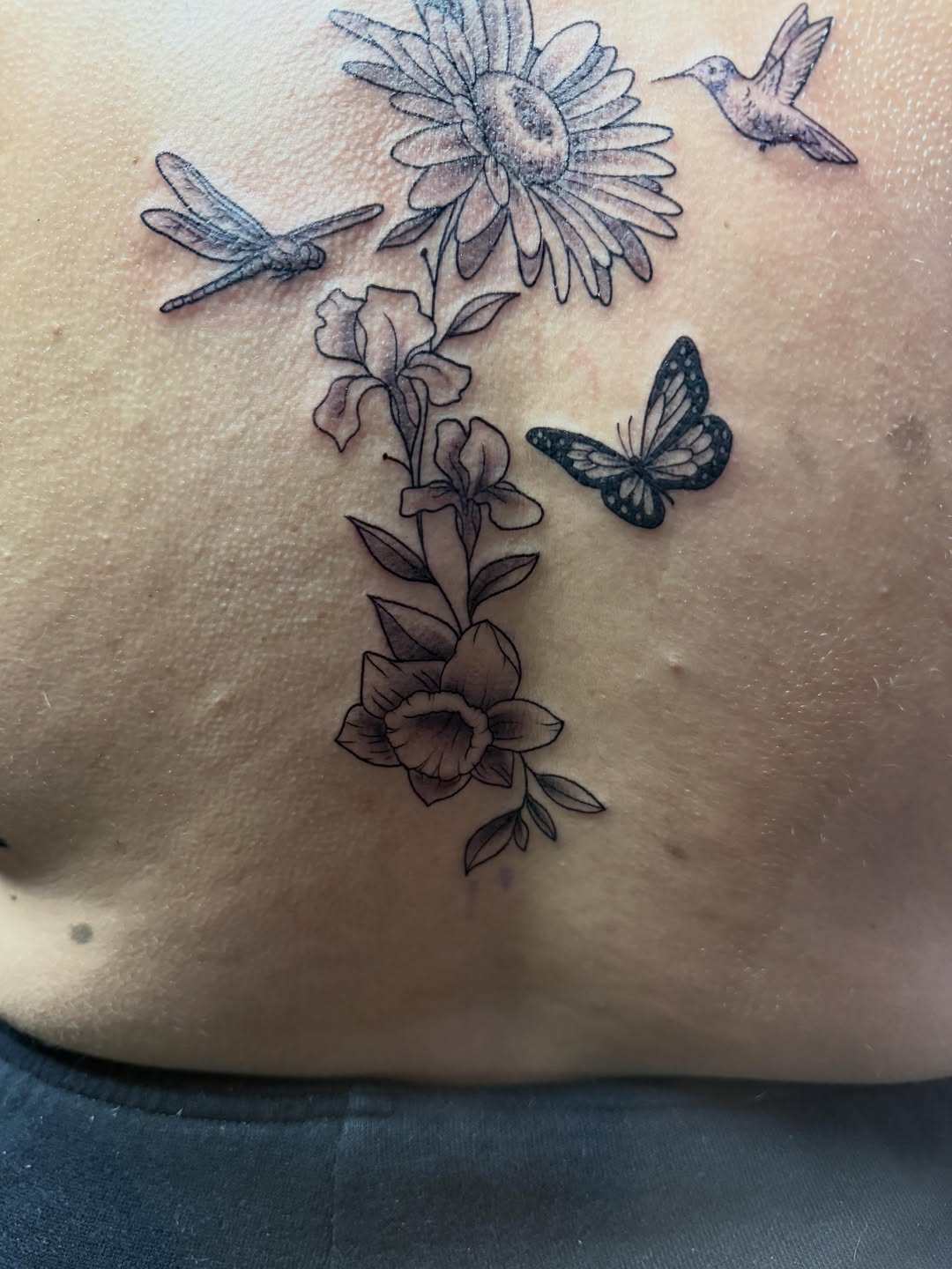 Tattoo by @haileysharpstabs โ fine_line, black_and_grey