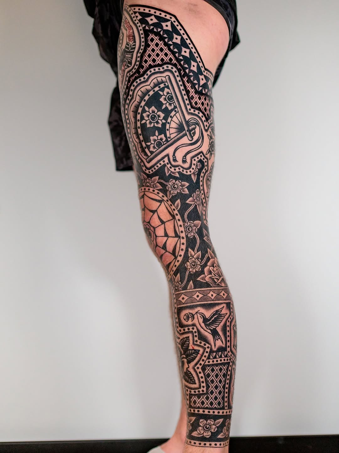 Tattoo by @tifftats — blackwork