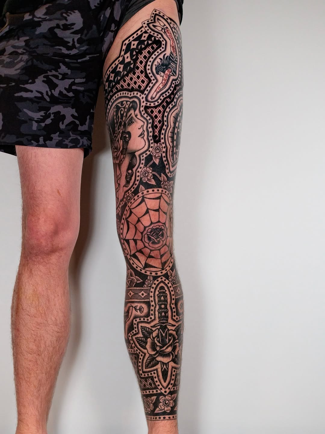 Tattoo by @tifftats — black_and_grey
