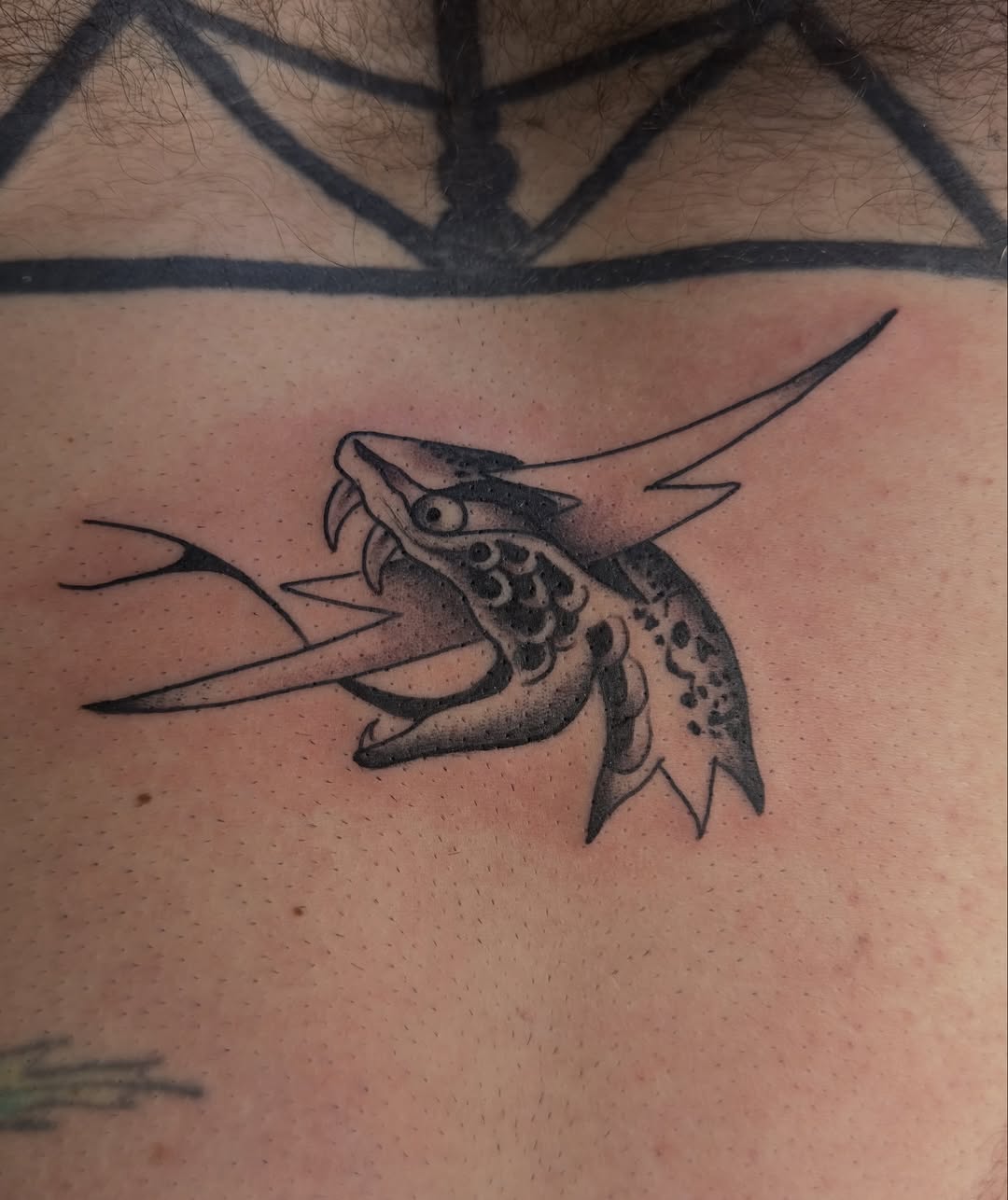 Tattoo by @purplesticky — american_traditional, black_and_grey