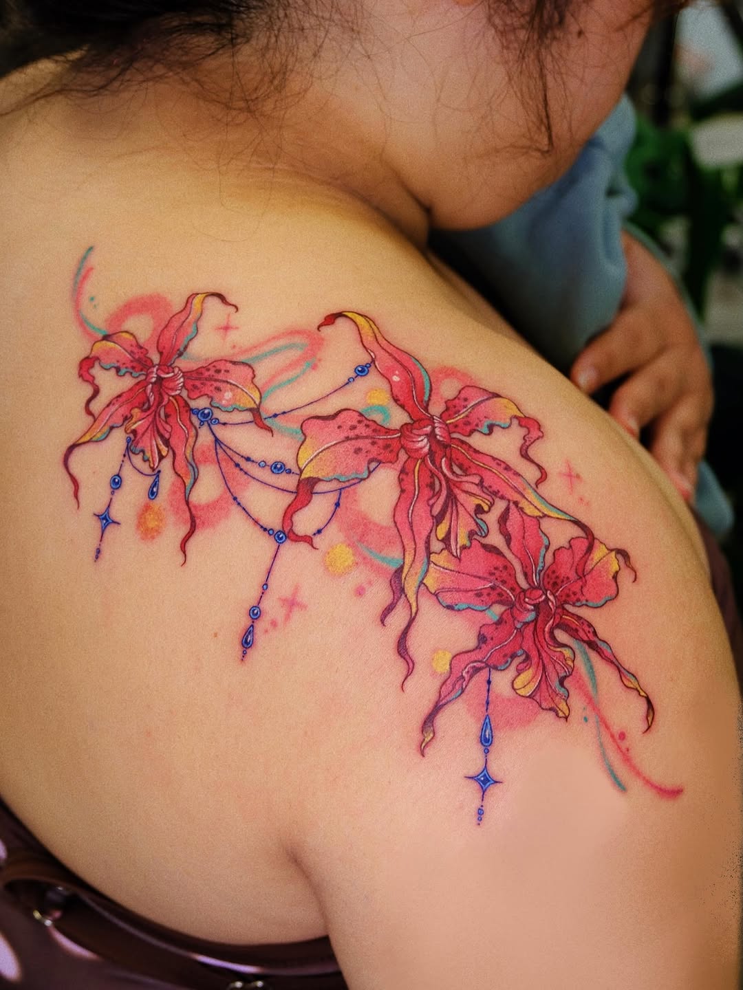 Tattoo by @rita_tattooist — watercolor