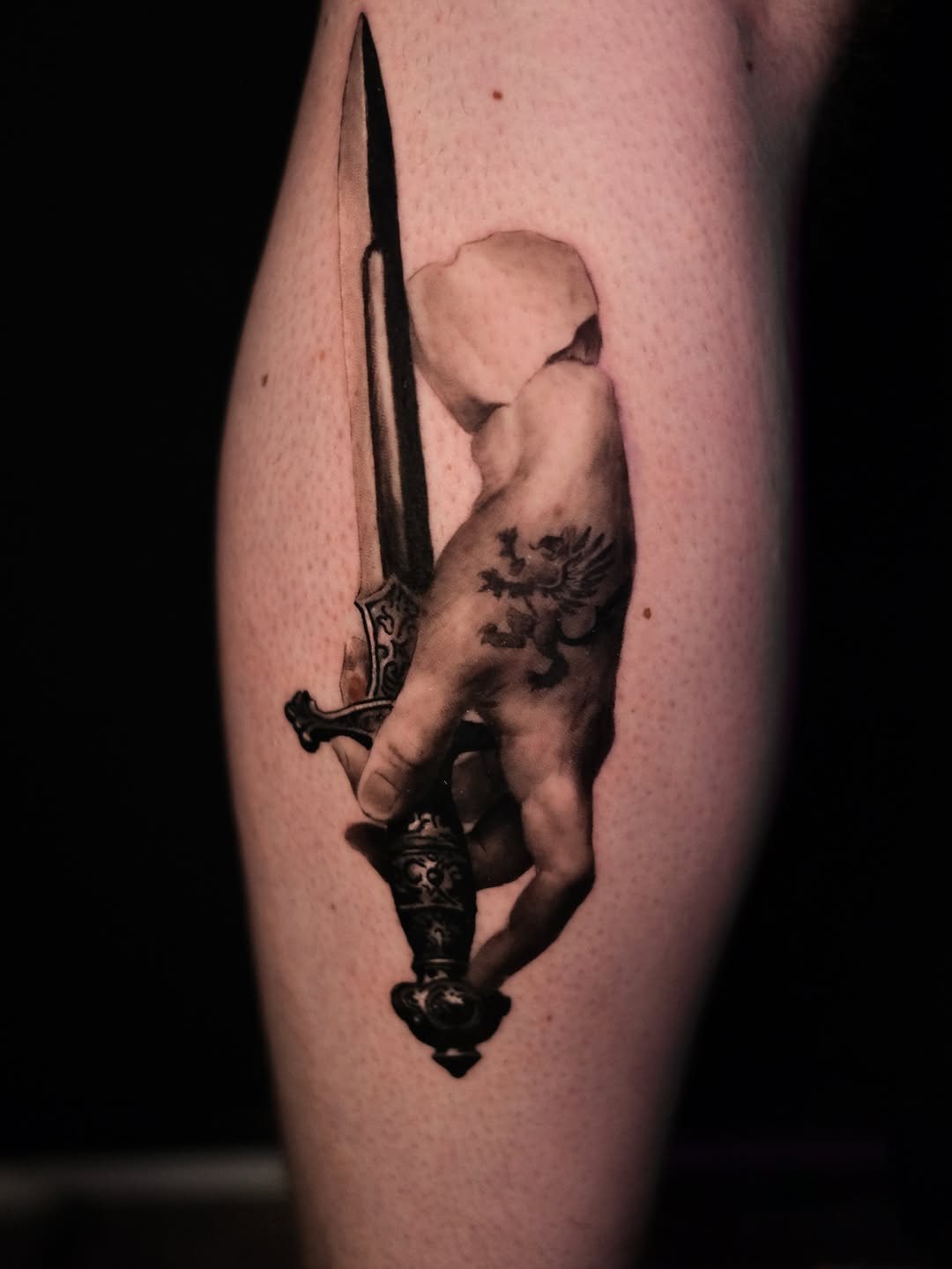 Tattoo by @stadnyque โ realism, black_and_grey