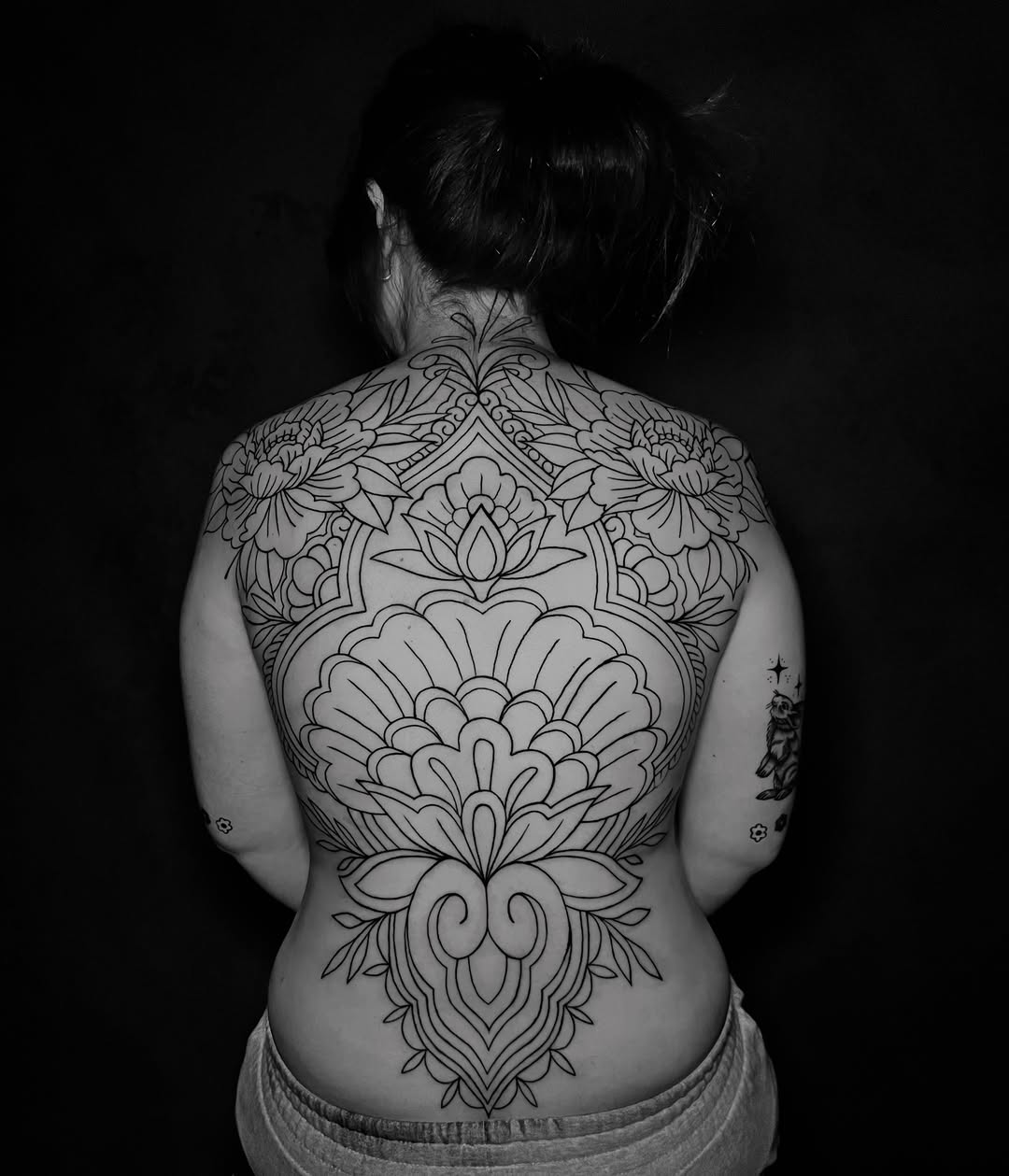 Tattoo by @latebloomertattoosmn — ornamental, blackwork