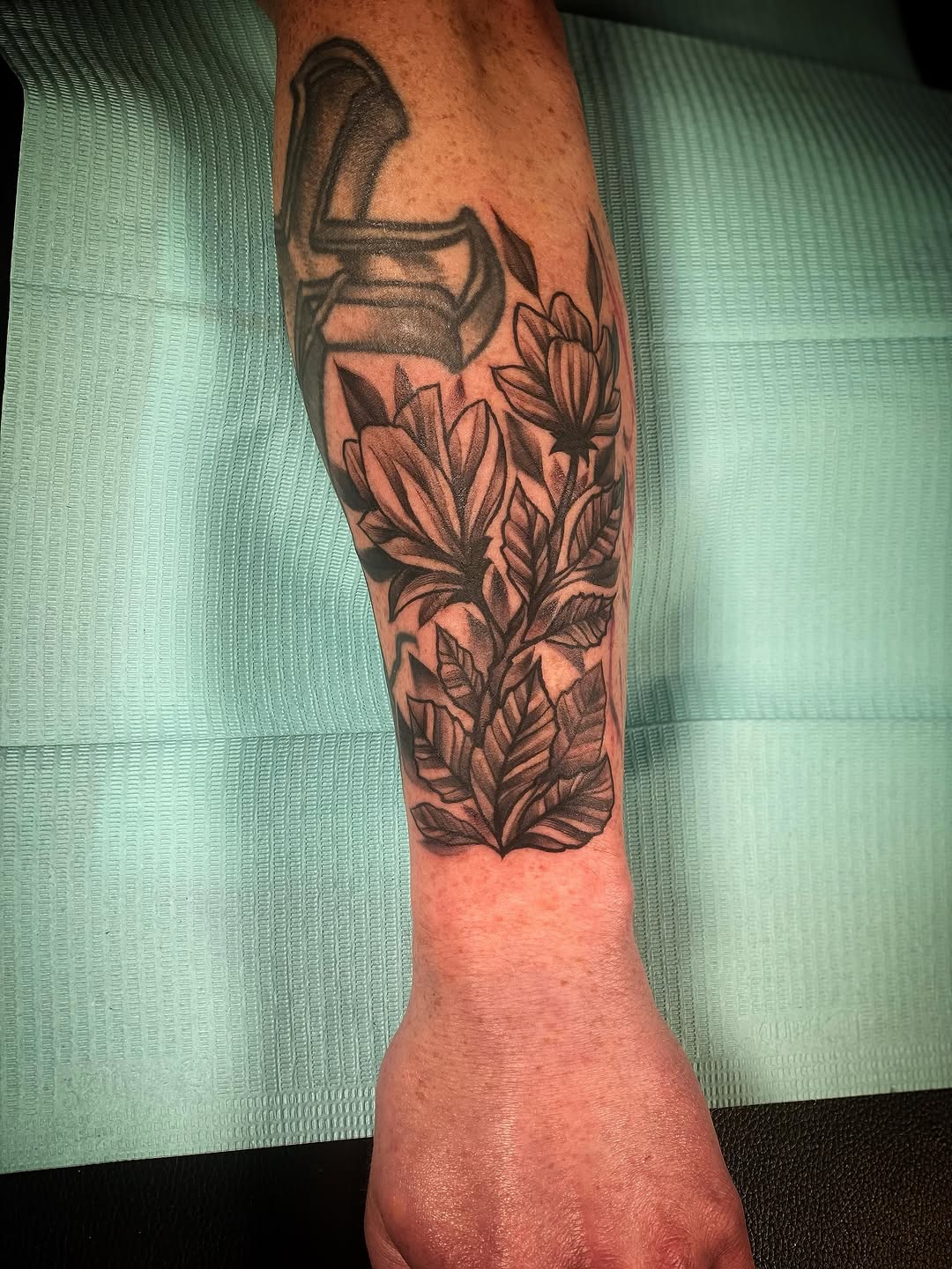 Tattoo by @chriskleeartist — black_and_grey, realism