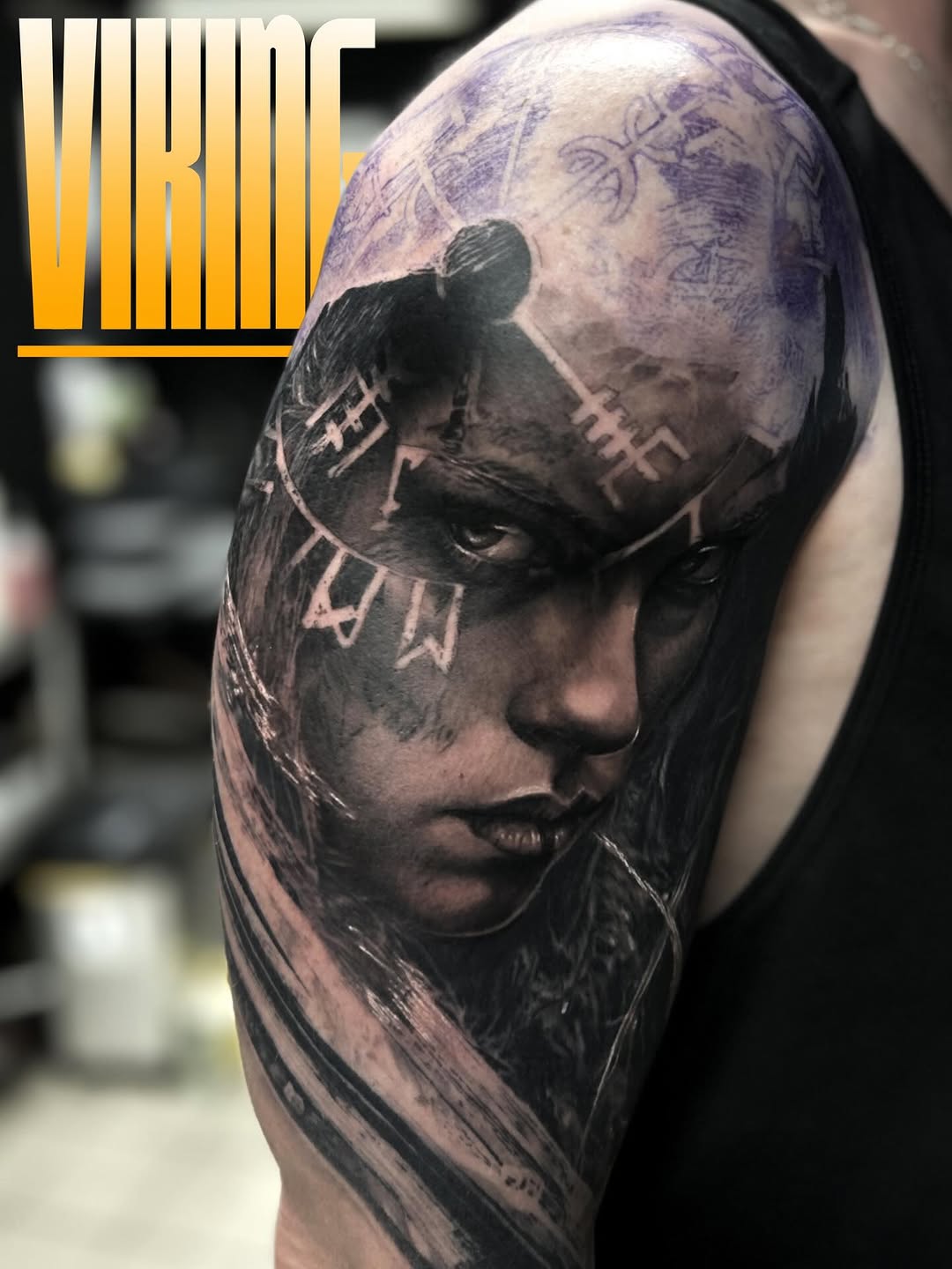 Tattoo by @eltche_artiste — realism, blackwork