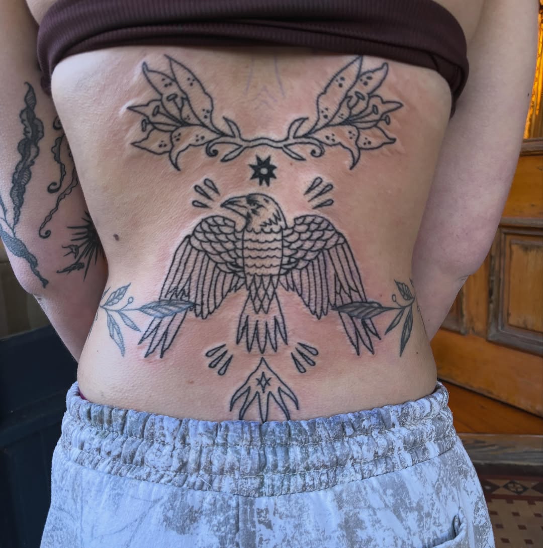 Tattoo by @easy_peezy_pokes โ black_and_grey, illustrative