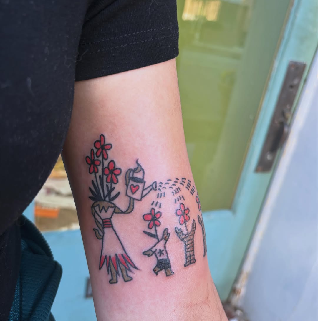 Tattoo by @easy_peezy_pokes โ ignorant, illustrative