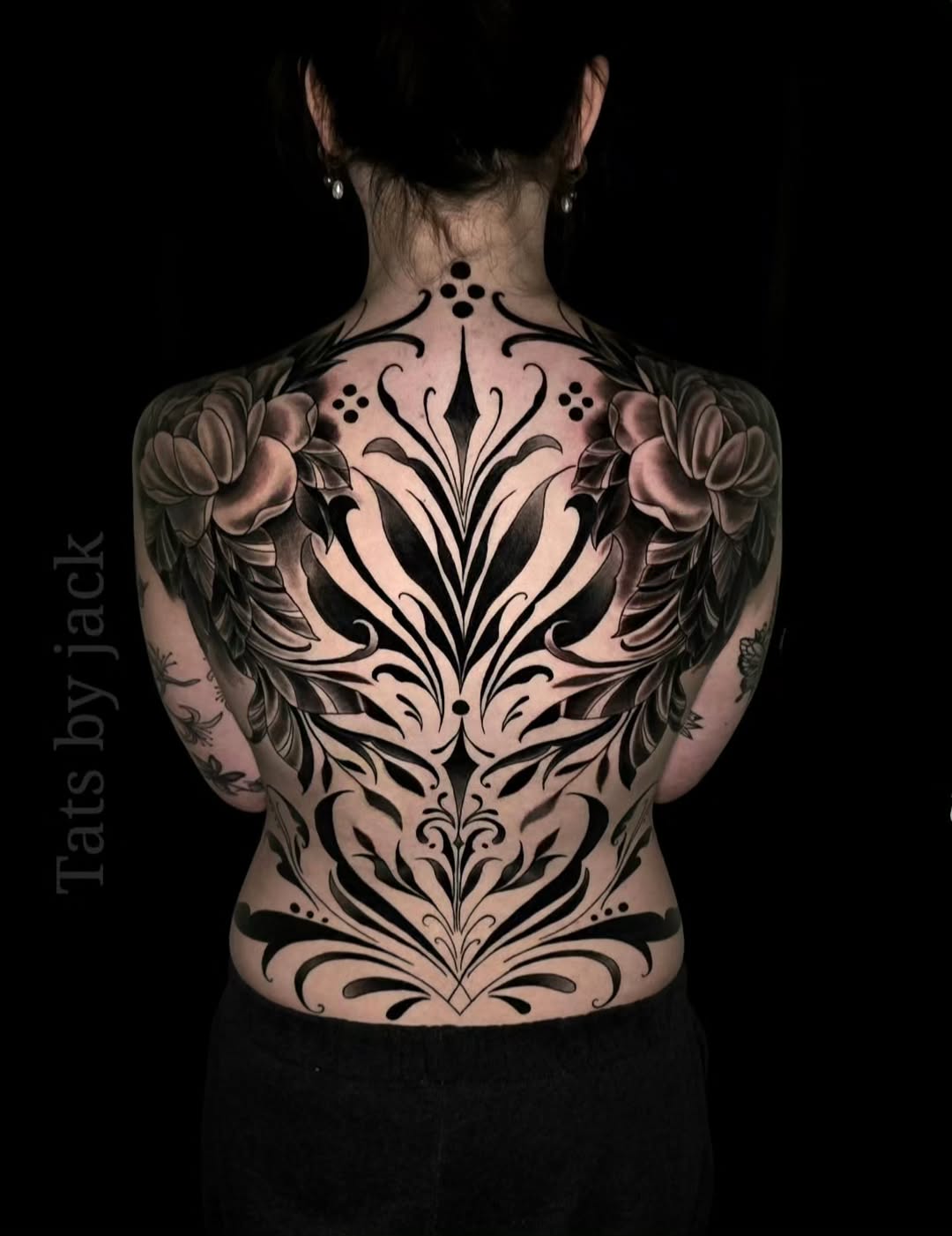 Tattoo by @jackart13 — blackwork, ornamental