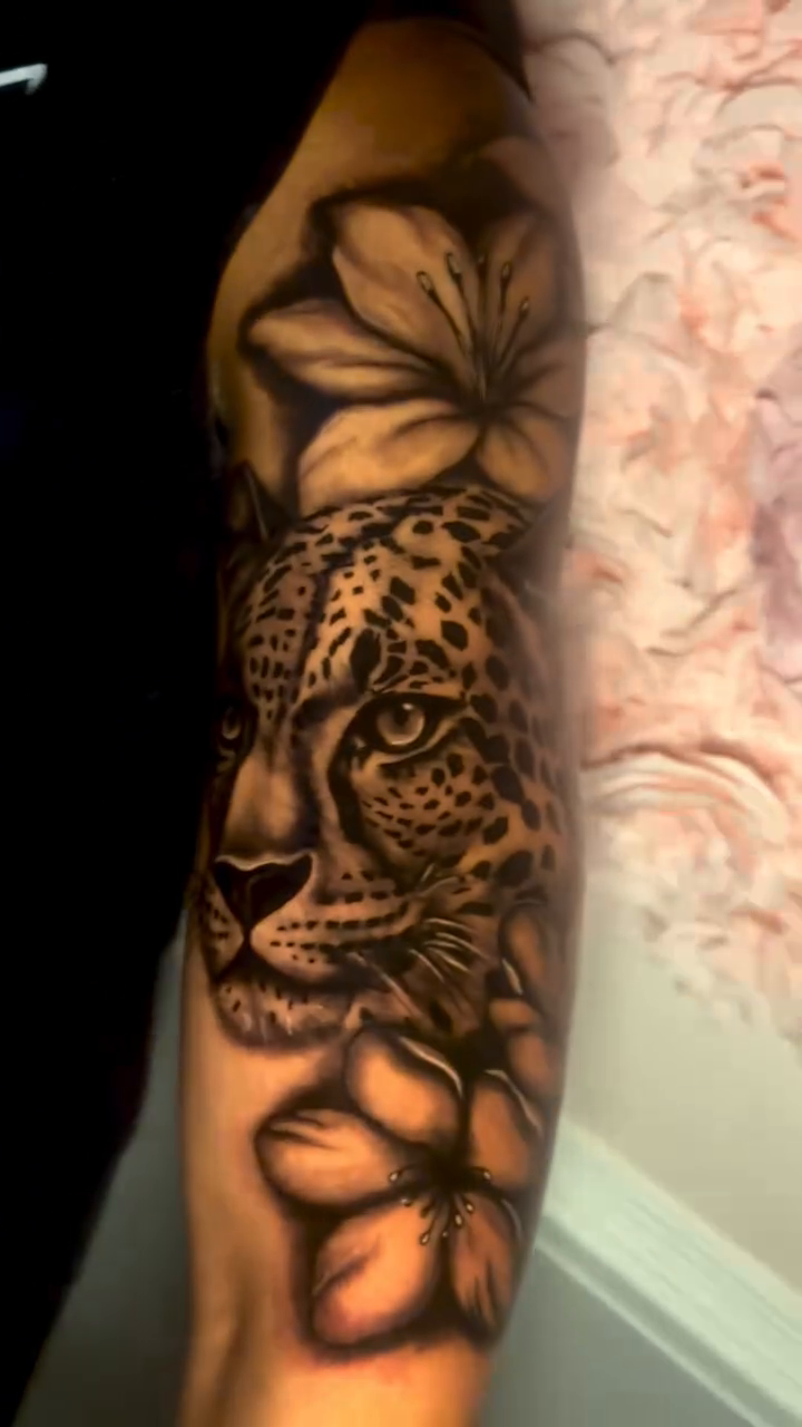 Tattoo by @blizzytatts — realism, black_and_grey