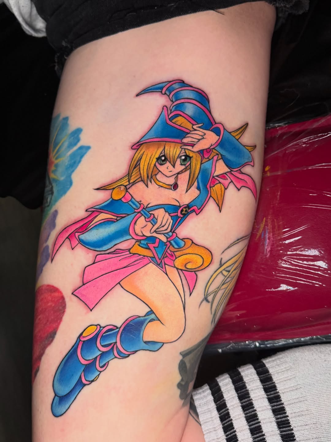 Tattoo by @kelseytattoos — anime, illustrative