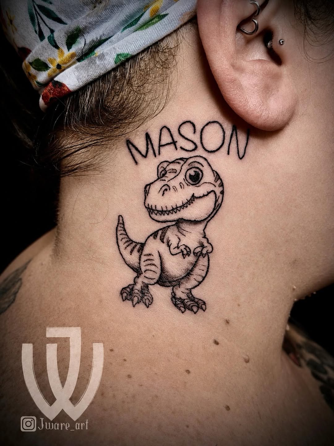 Tattoo by @jware_art — lettering_script