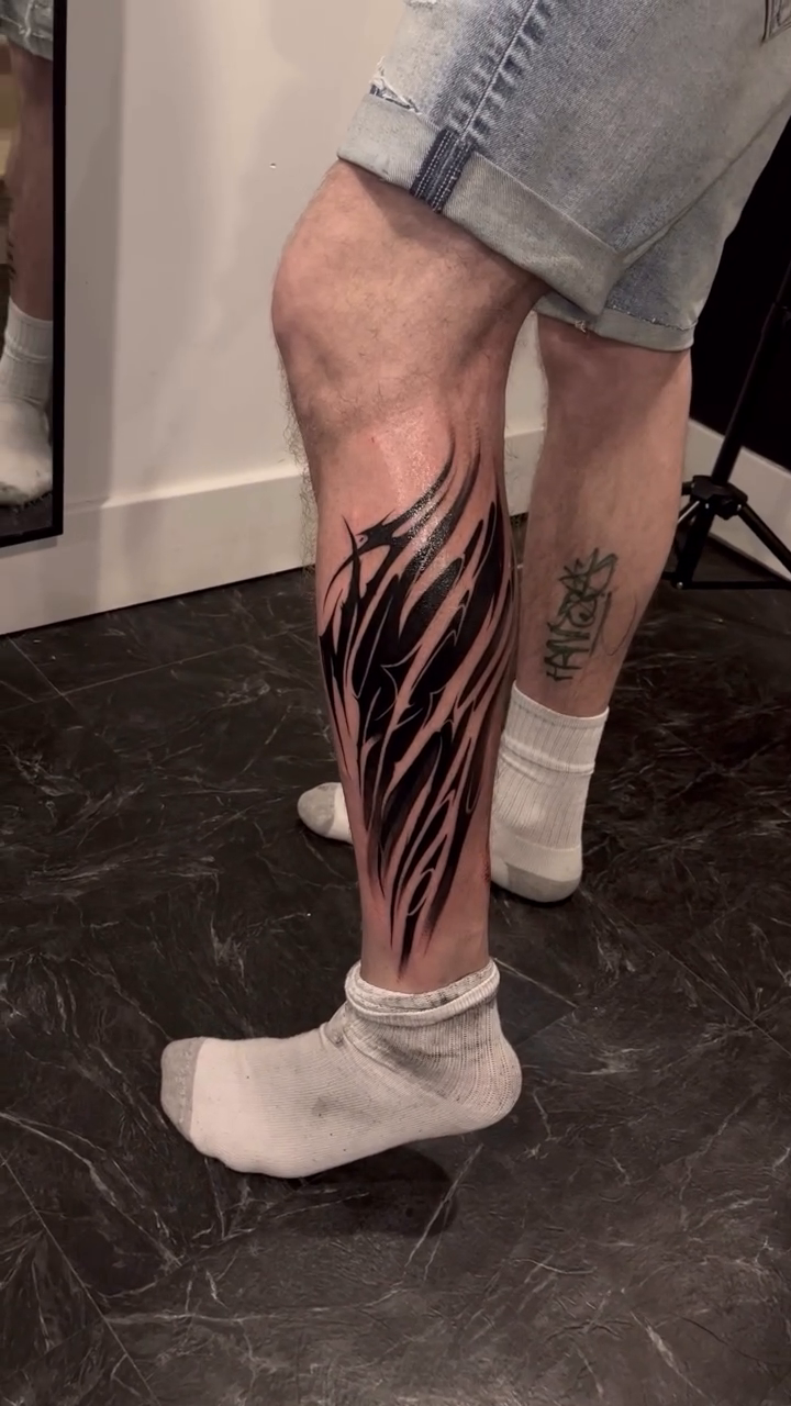 Tattoo by @tattzbyturk — blackwork