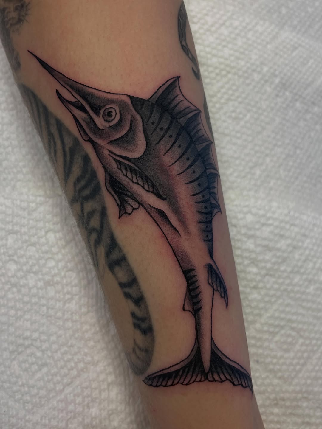 Tattoo by @hayley.tattoos — american_traditional, black_and_grey