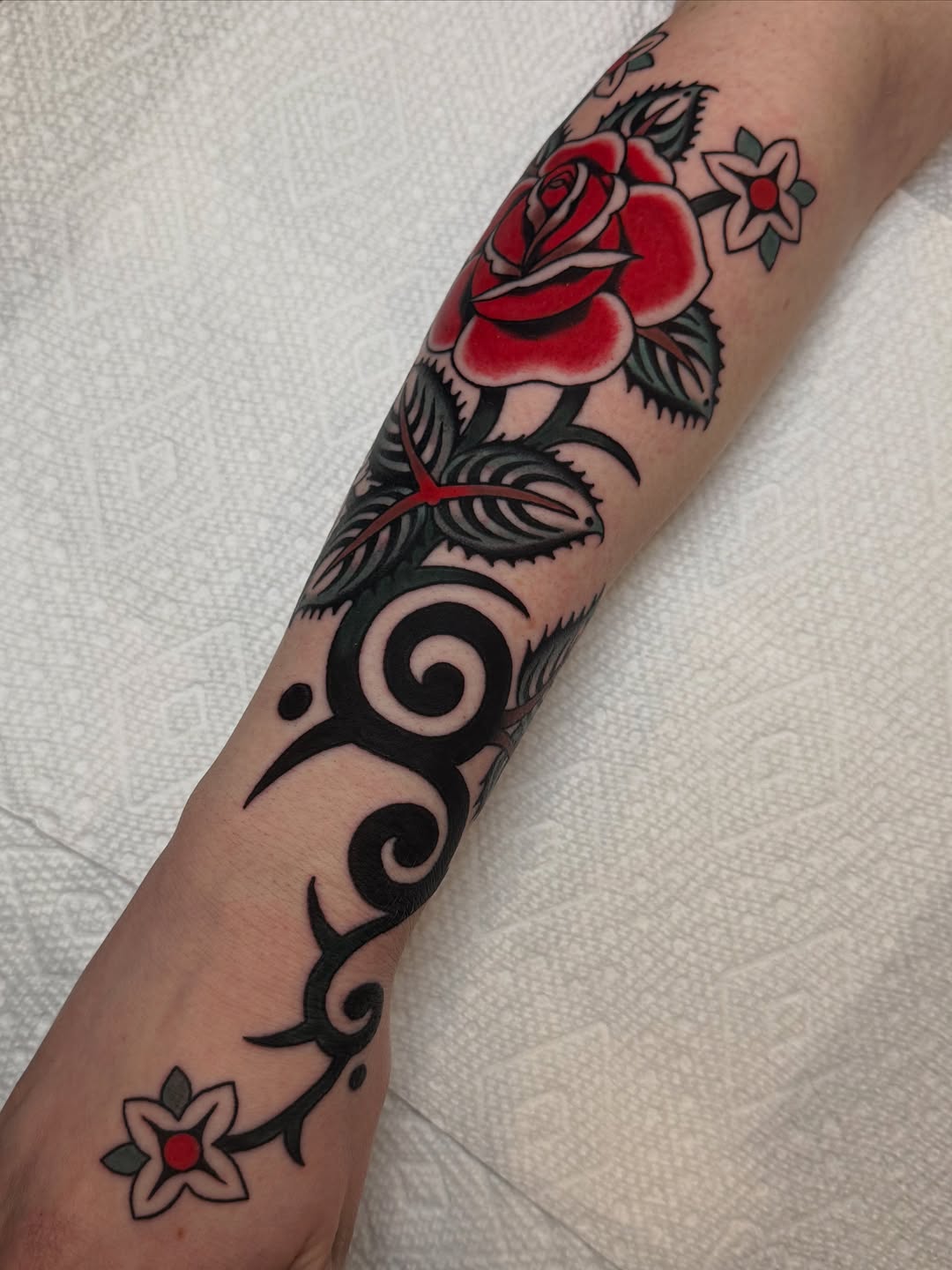 Tattoo by @katierosetattoos โ american_traditional, tribal