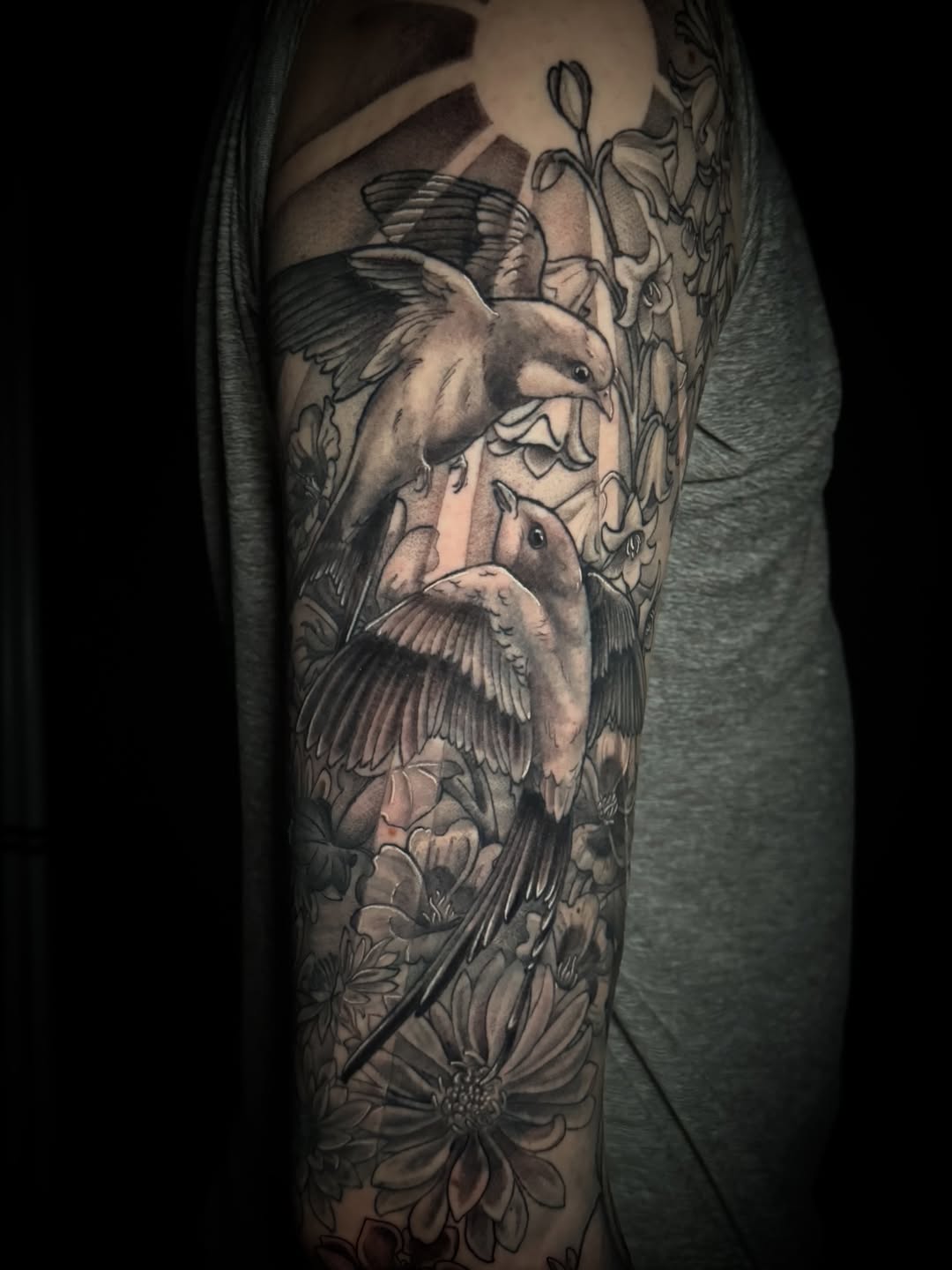 Tattoo by @ashesandthorns โ black_and_grey, realism