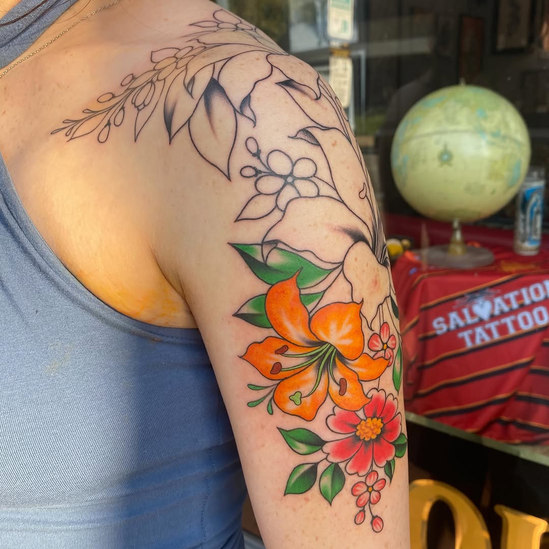 Tattoo by @lady_lively — color