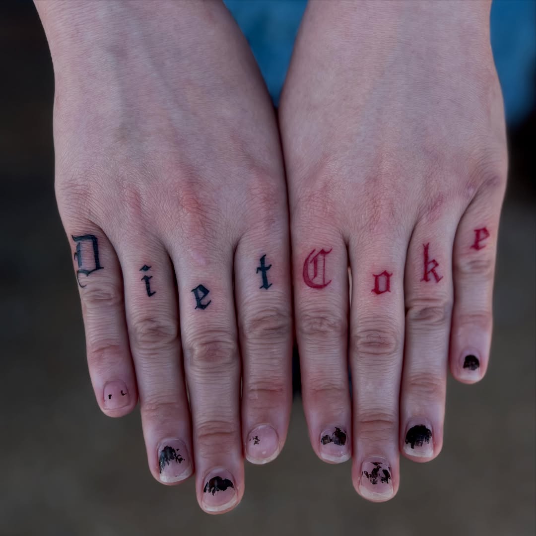 Tattoo by @lilriss.tattoos β lettering_script, fine_line