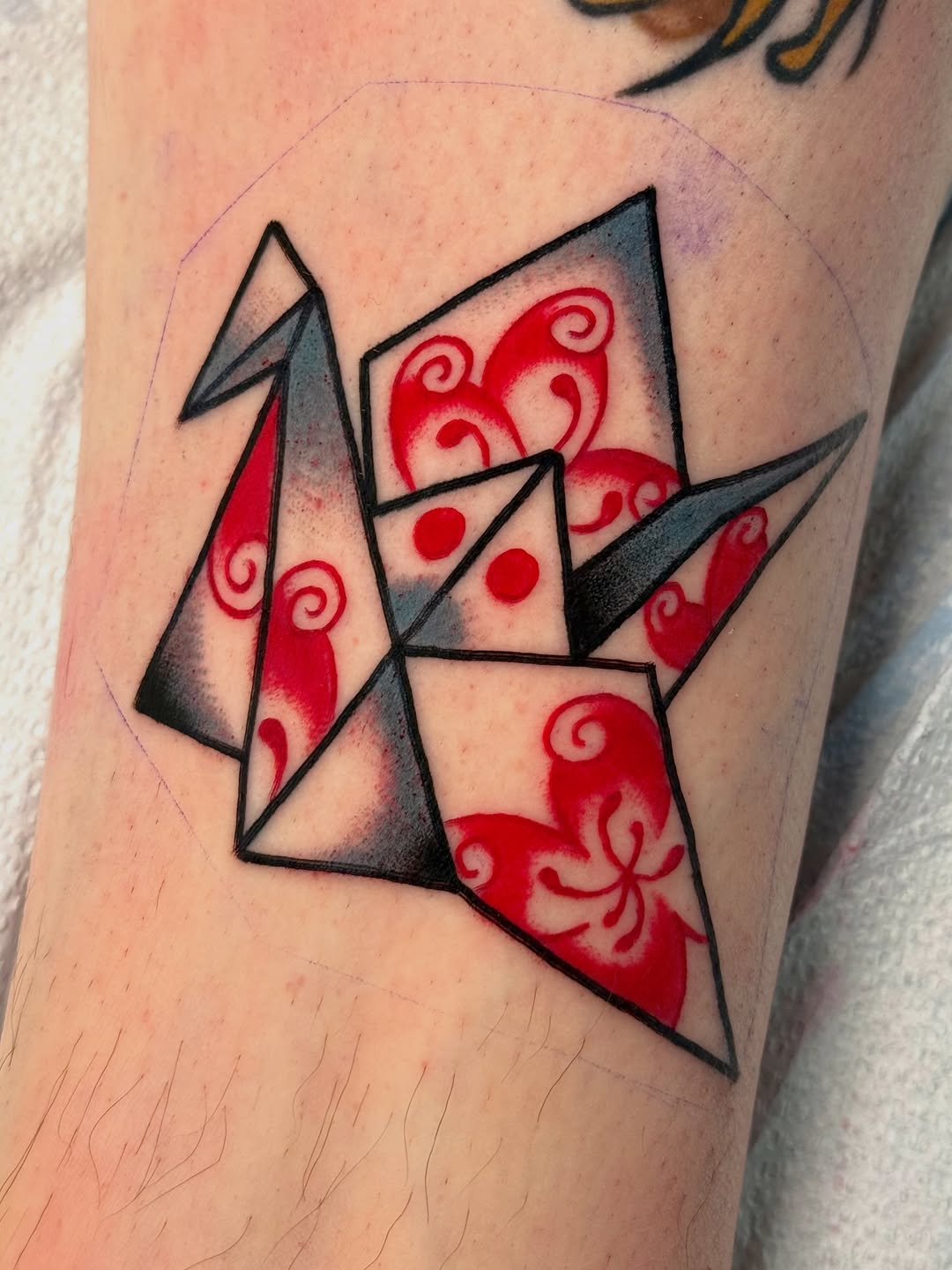 Tattoo by @sydtatz — illustrative, geometric