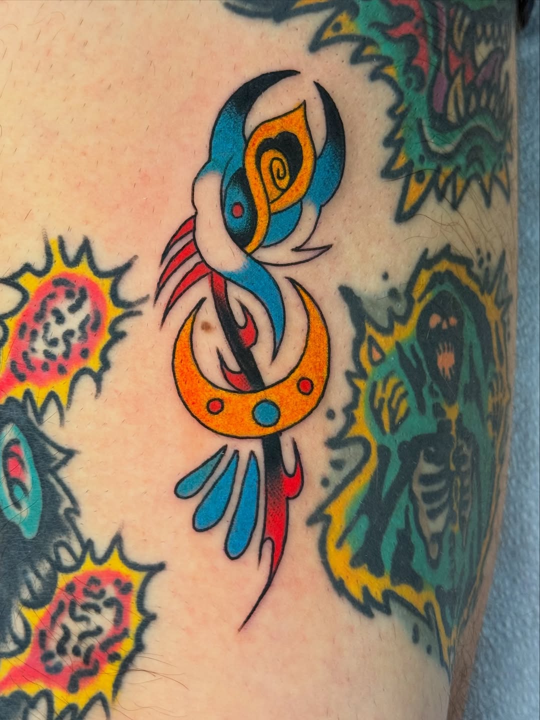Tattoo by @sydtatz — american_traditional, illustrative