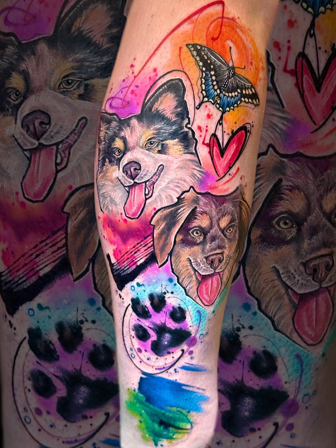 Tattoo by @alenapetunia — watercolor