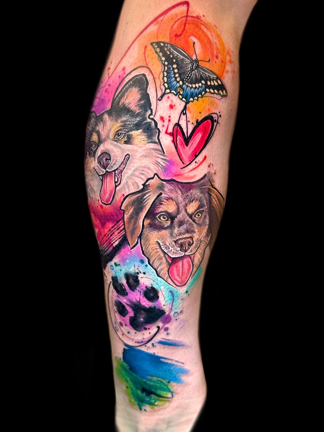 Tattoo by @alenapetunia — watercolor