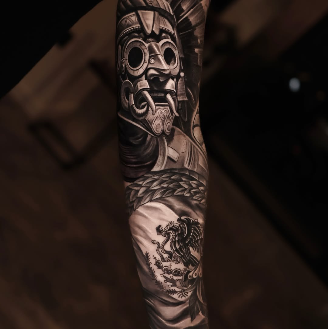 Tattoo by @steven1nk — realism, black_and_grey