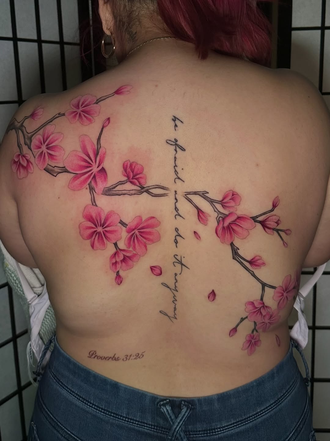 Tattoo by @arisdanielletattoos — lettering_script, fine_line