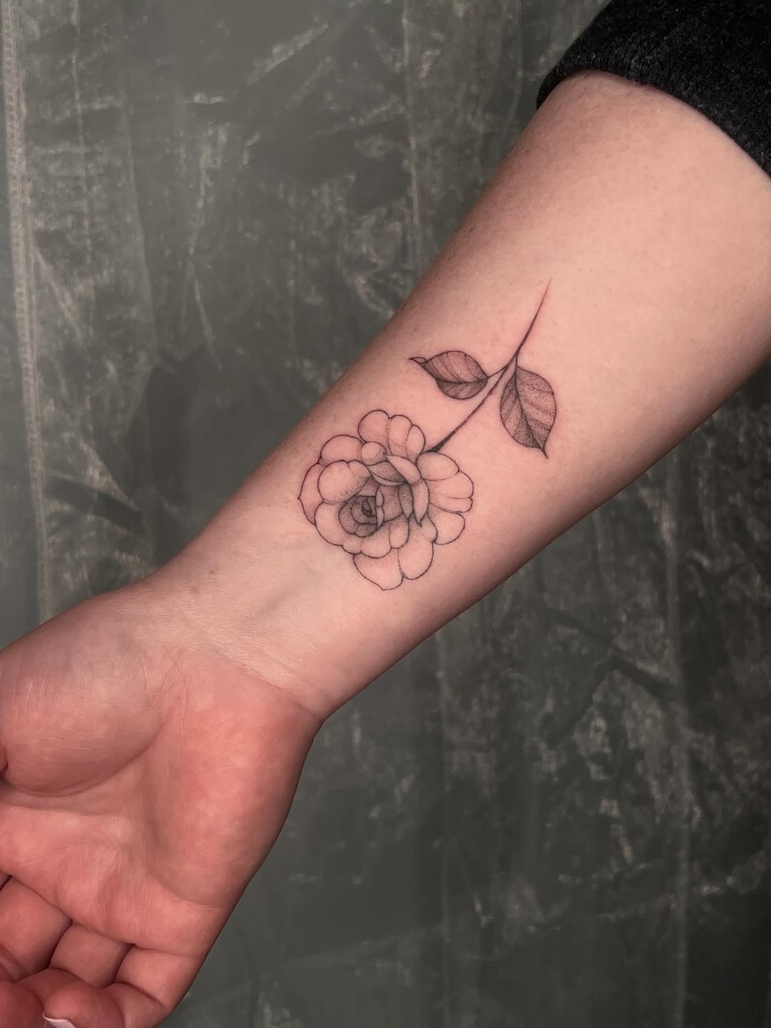 Tattoo by @cupidnegra β fine_line, black_and_grey