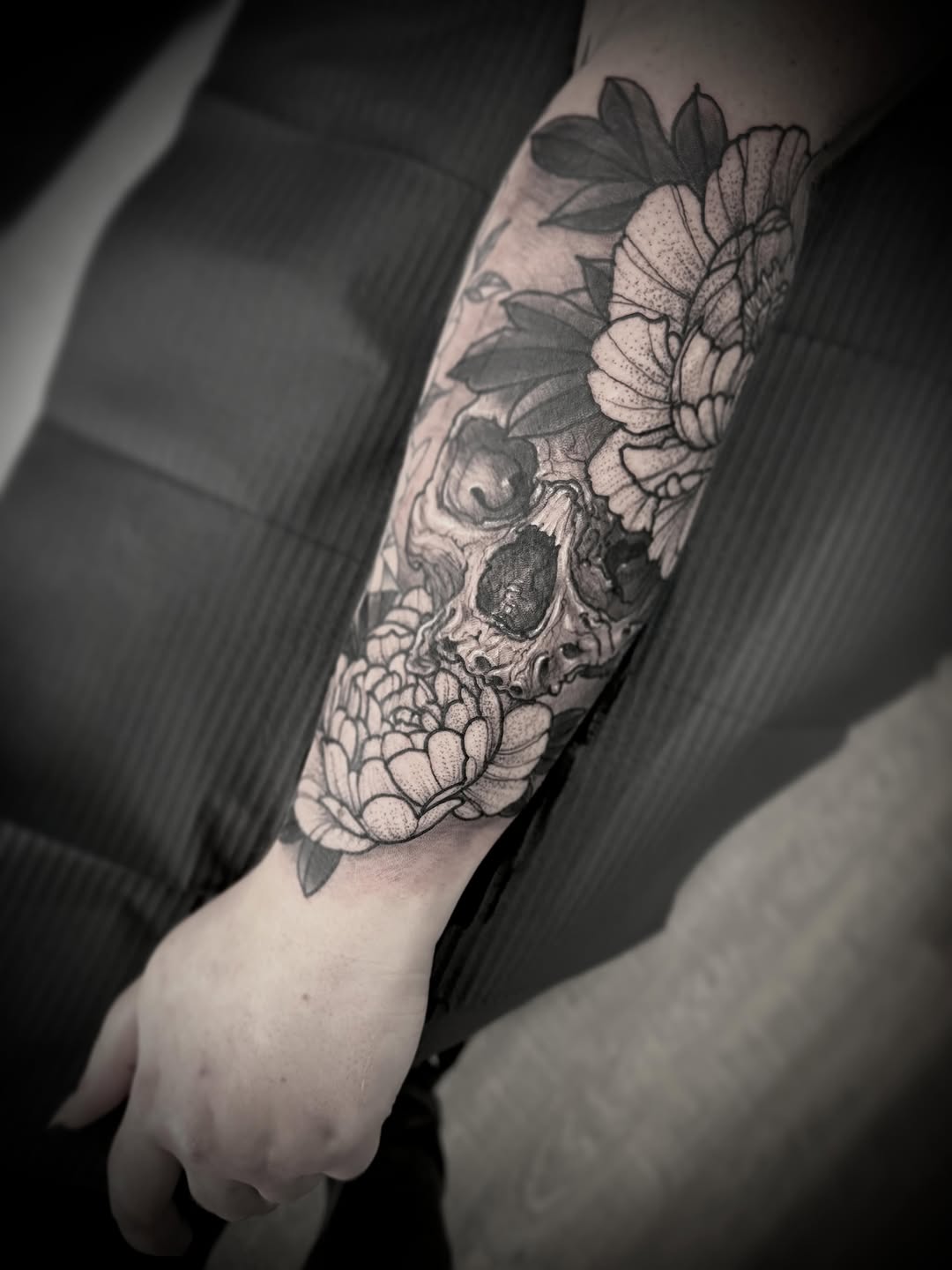 Tattoo by @alecbauertattoo — black_and_grey, realism