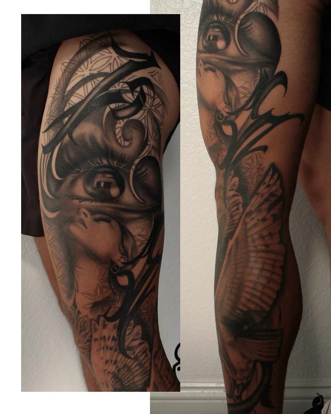 Tattoo by @taboo.tattoos_ — black_and_grey, realism