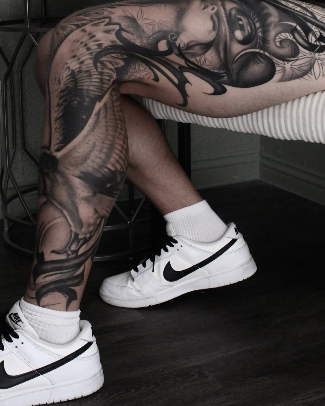 Tattoo by @taboo.tattoos_ — black_and_grey, realism