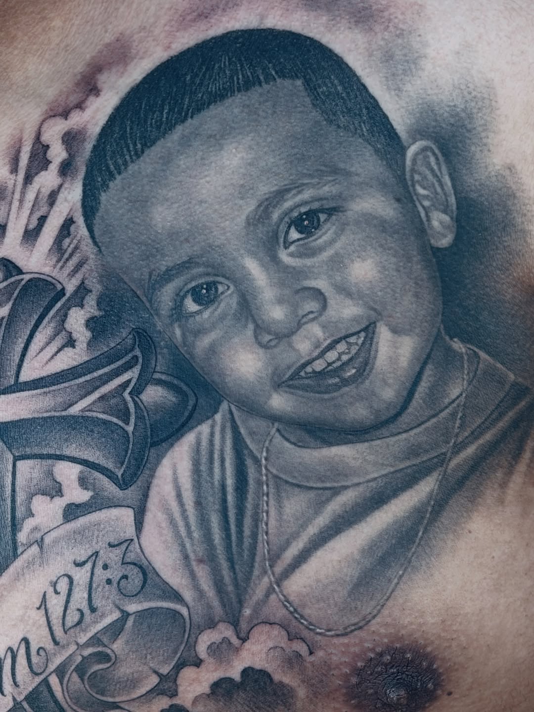 Tattoo by @p_casillasarte โ realism, black_and_grey