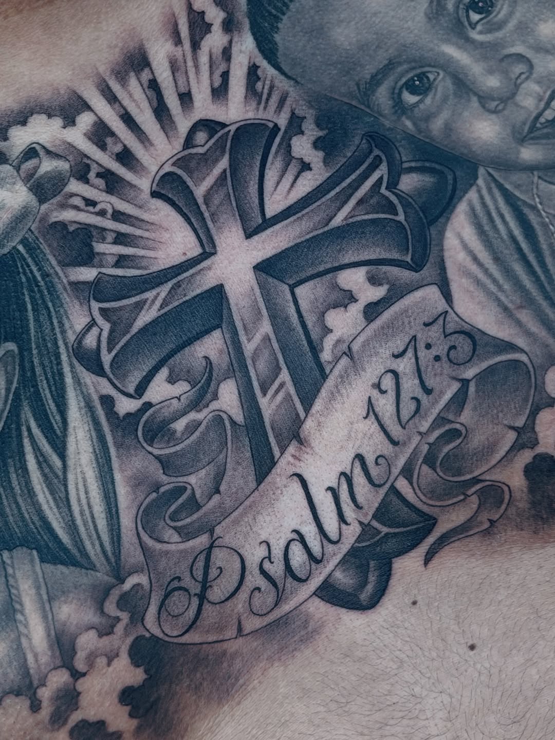 Tattoo by @p_casillasarte โ black_and_grey, lettering_script