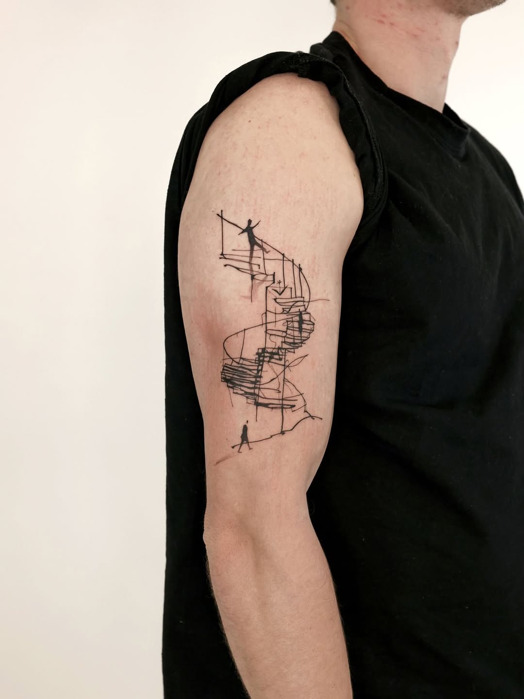 Tattoo by @today_do_black — illustrative, sketch