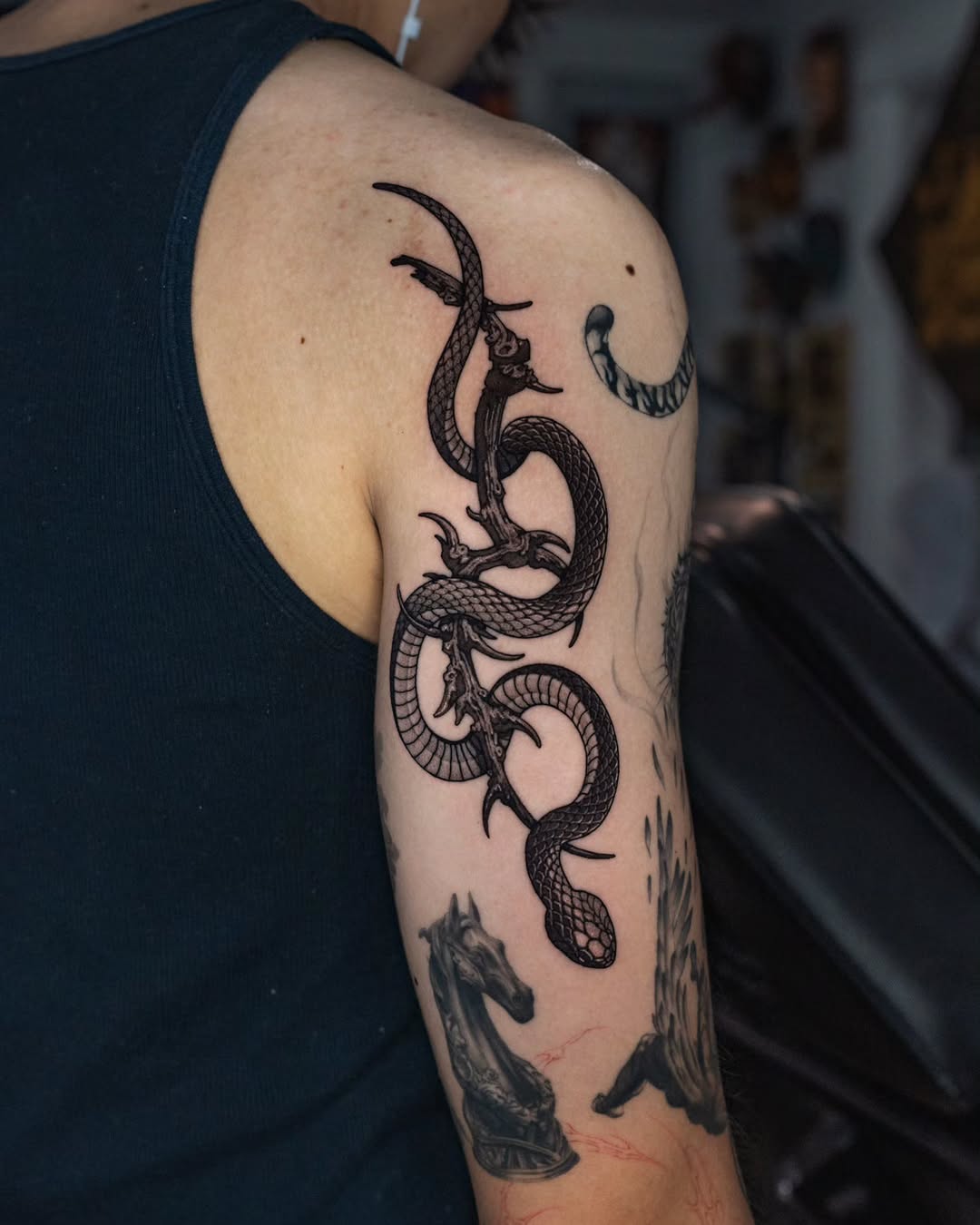 Tattoo by @koonoblk โ black_and_grey, realism