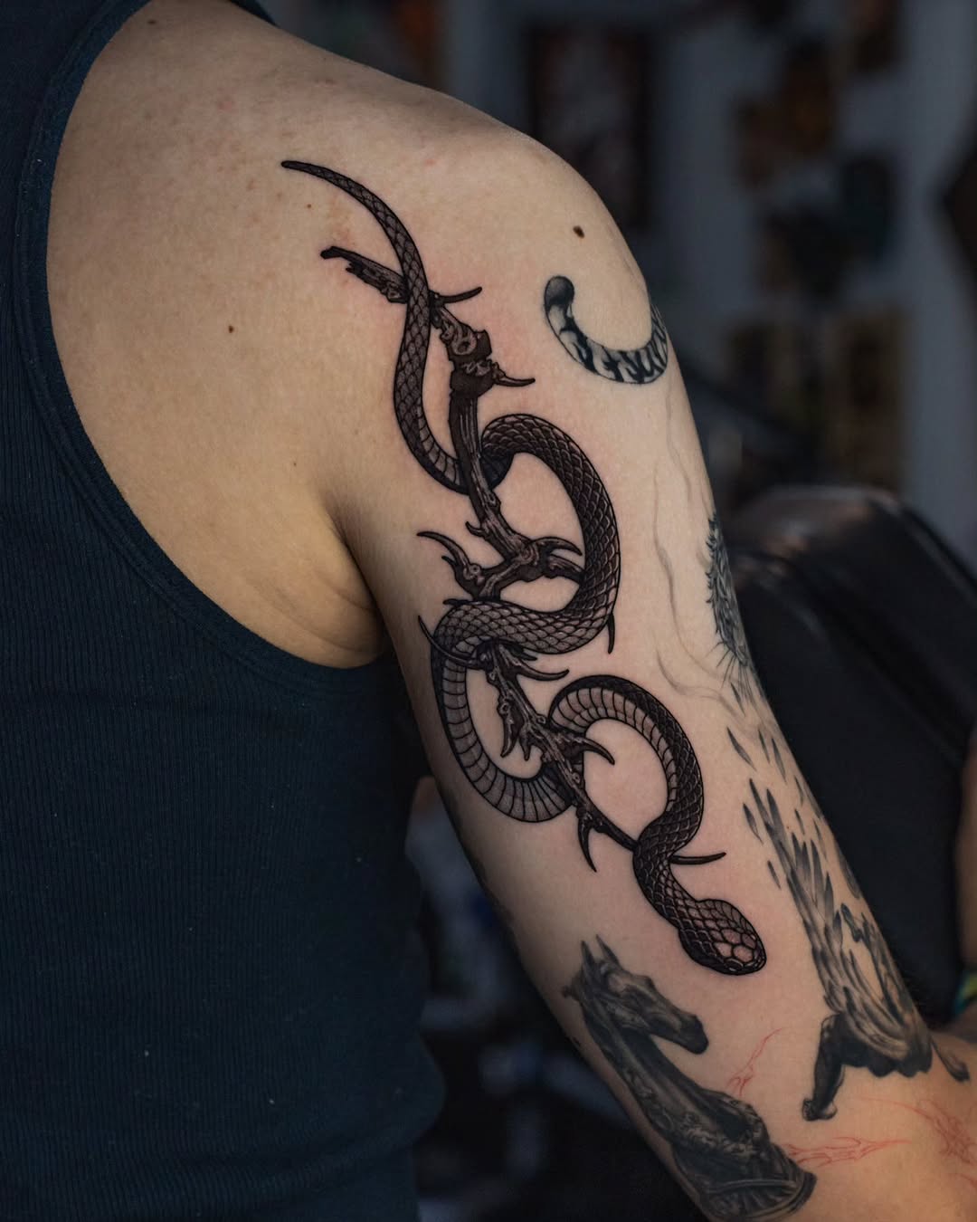 Tattoo by @koonoblk โ black_and_grey, realism