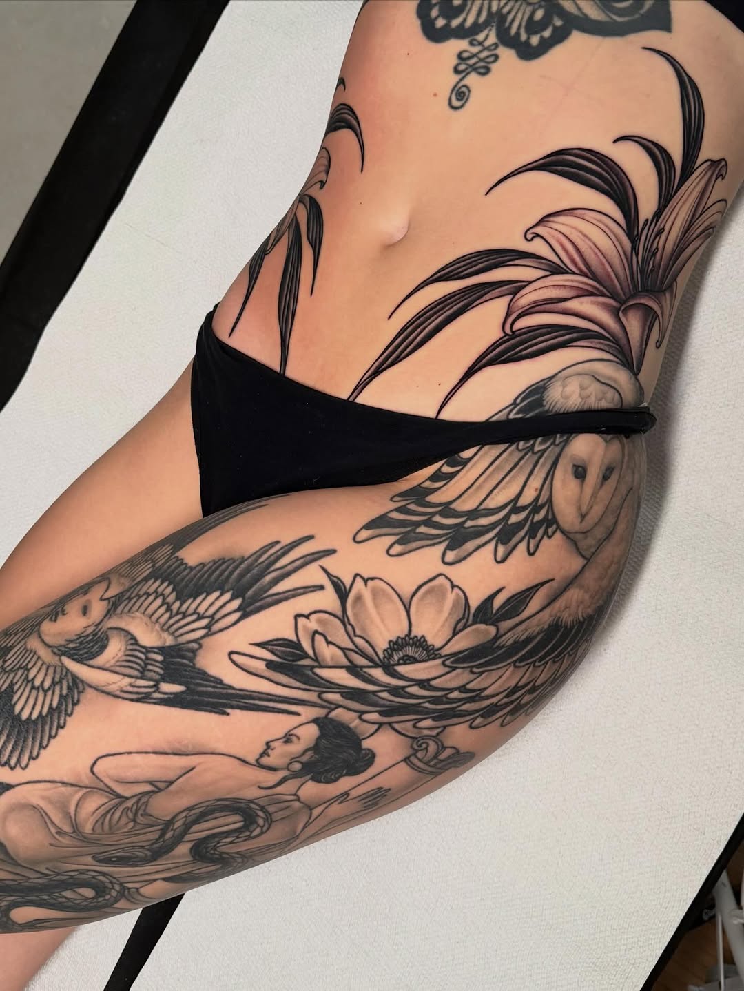 Tattoo by @henrytattoos — black_and_grey, realism