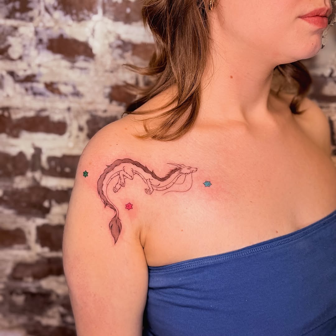 Tattoo by @juhsdink โ fine_line