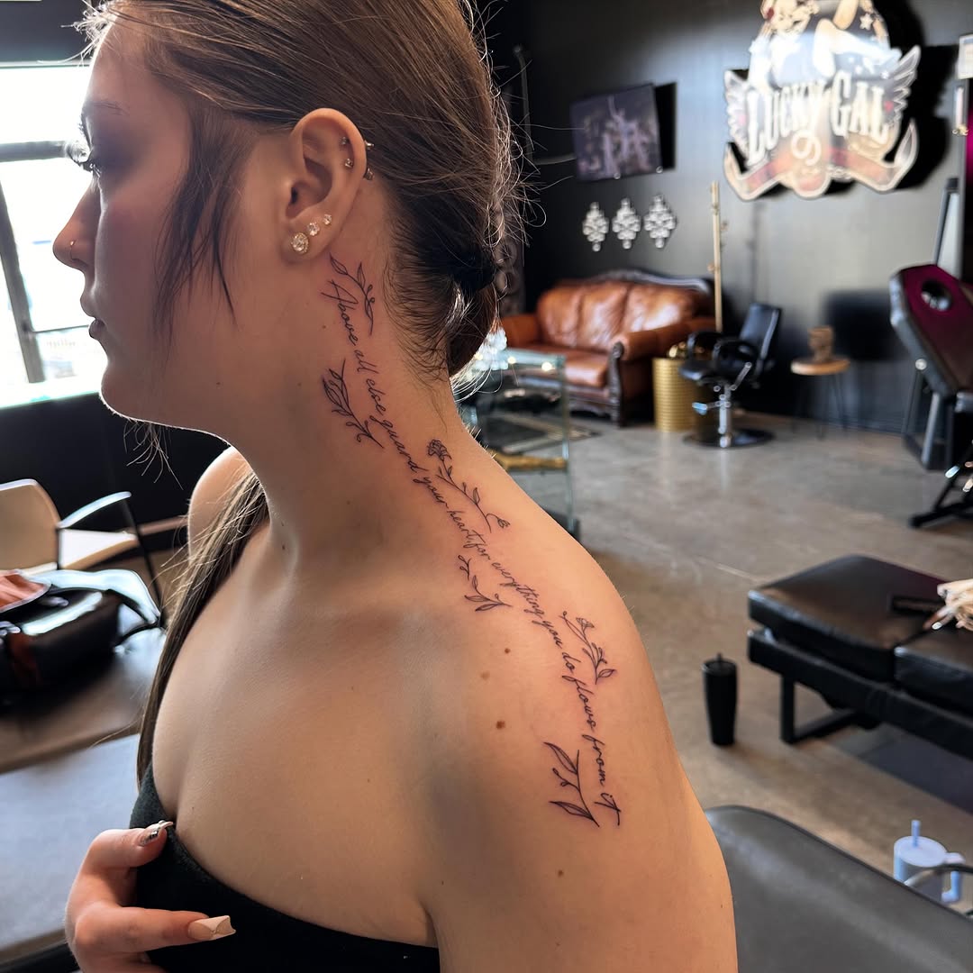 Tattoo by @gwt_artworks — lettering_script, fine_line