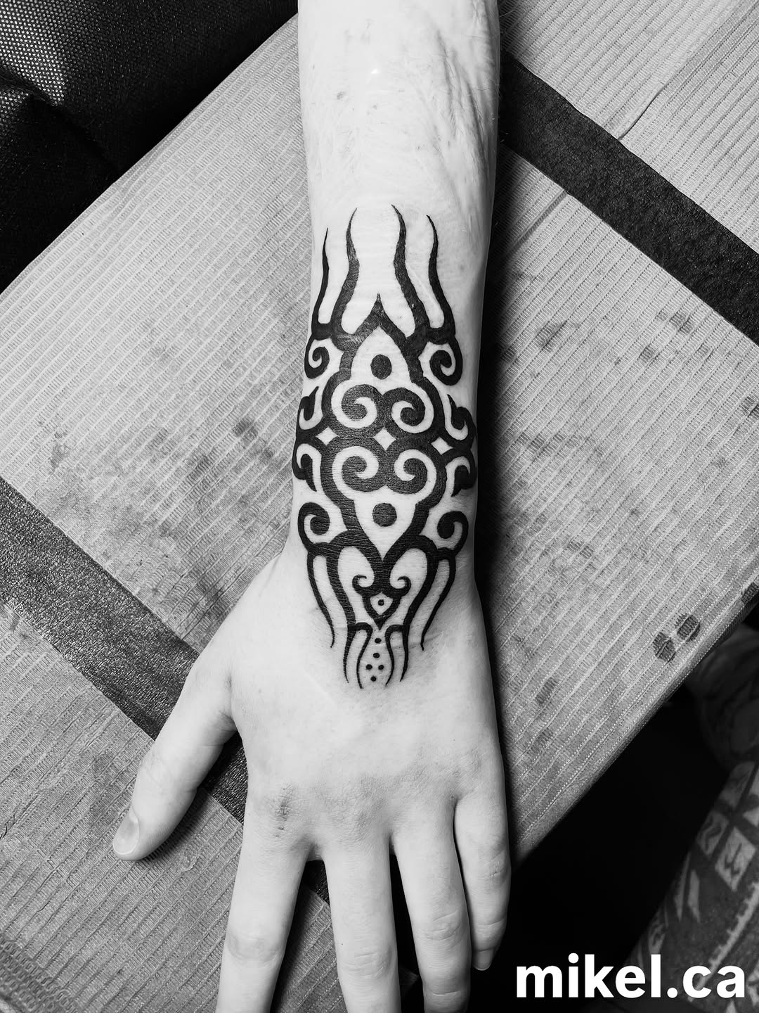 Tattoo by @mikel_tattoosangha — tribal, blackwork