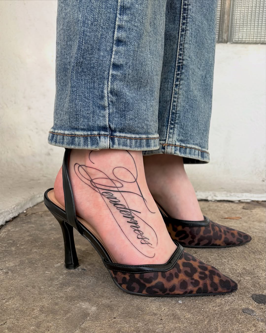 Tattoo by @kylahamin — lettering_script, fine_line