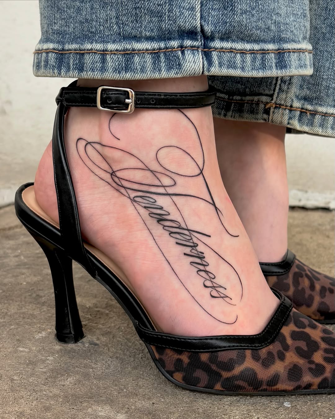 Tattoo by @kylahamin — lettering_script, fine_line