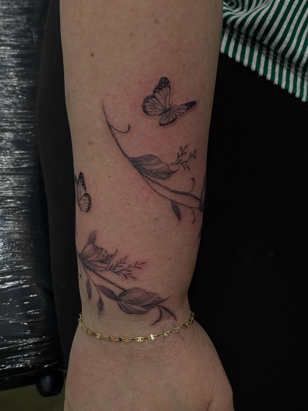 Tattoo by @thinkinkjr — fine_line, black_and_grey