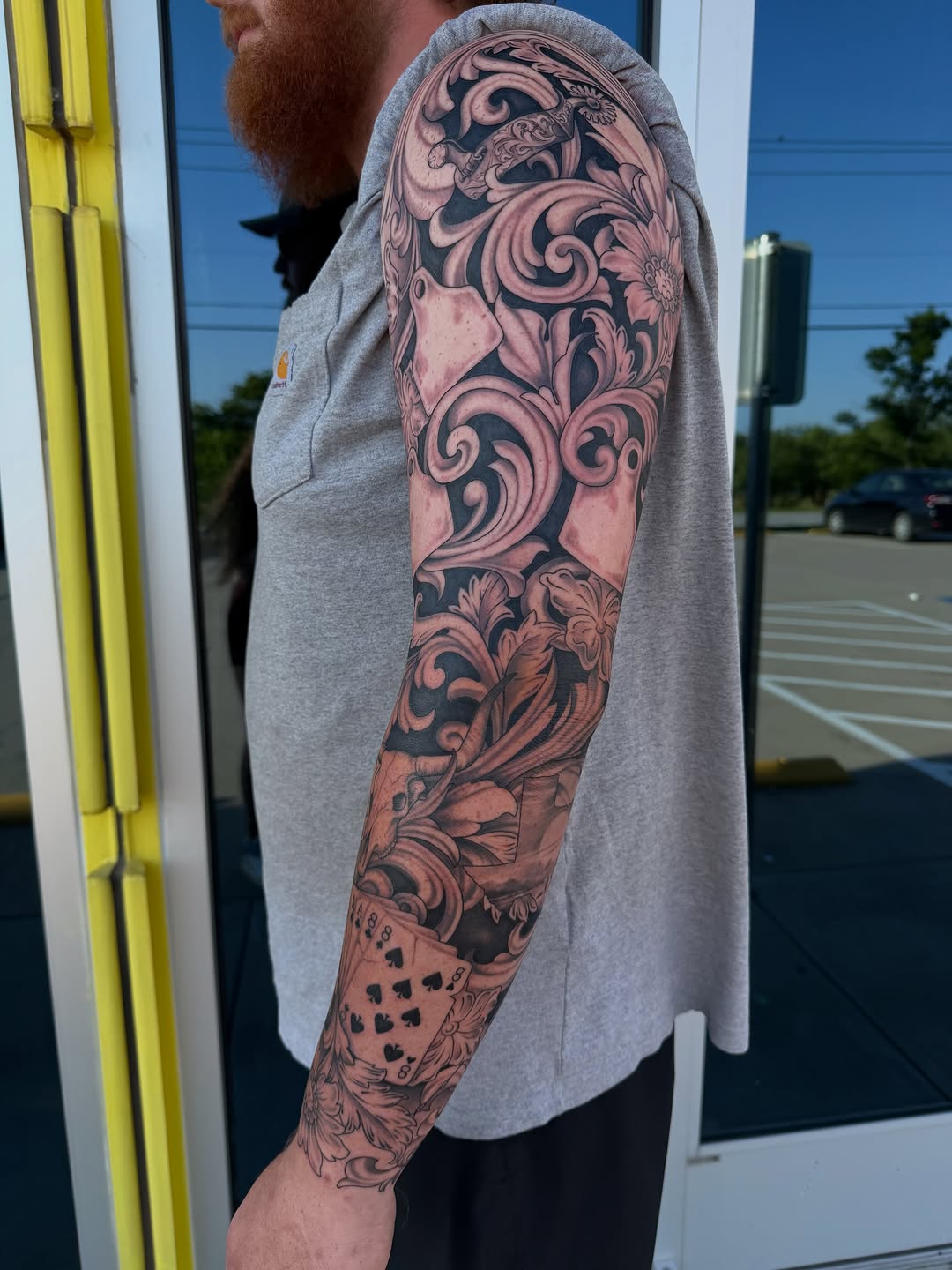 Tattoo by @jadenbelle_j — black_and_grey