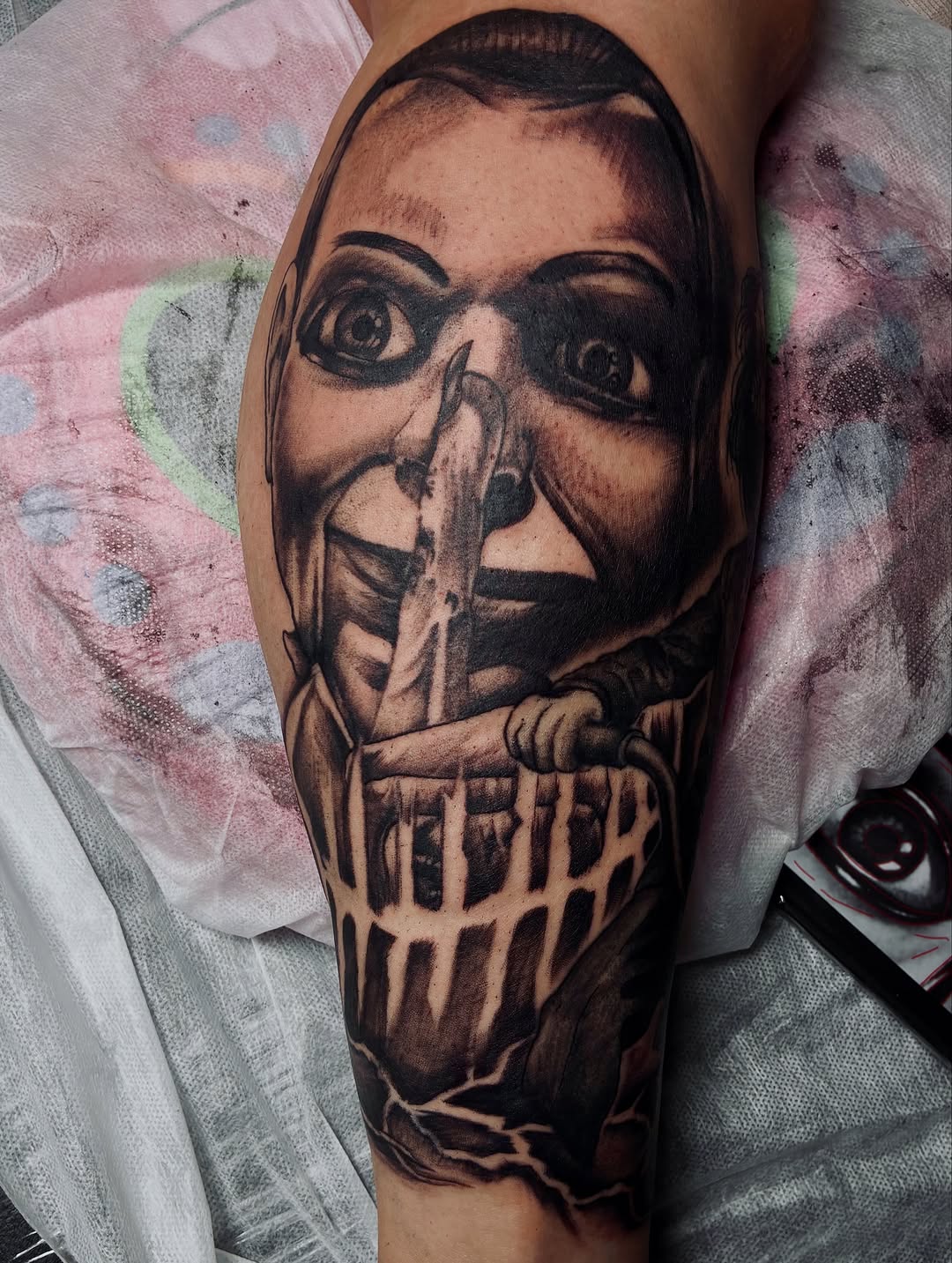 Tattoo by @_tattoosbynessa___ — realism, dark_realism
