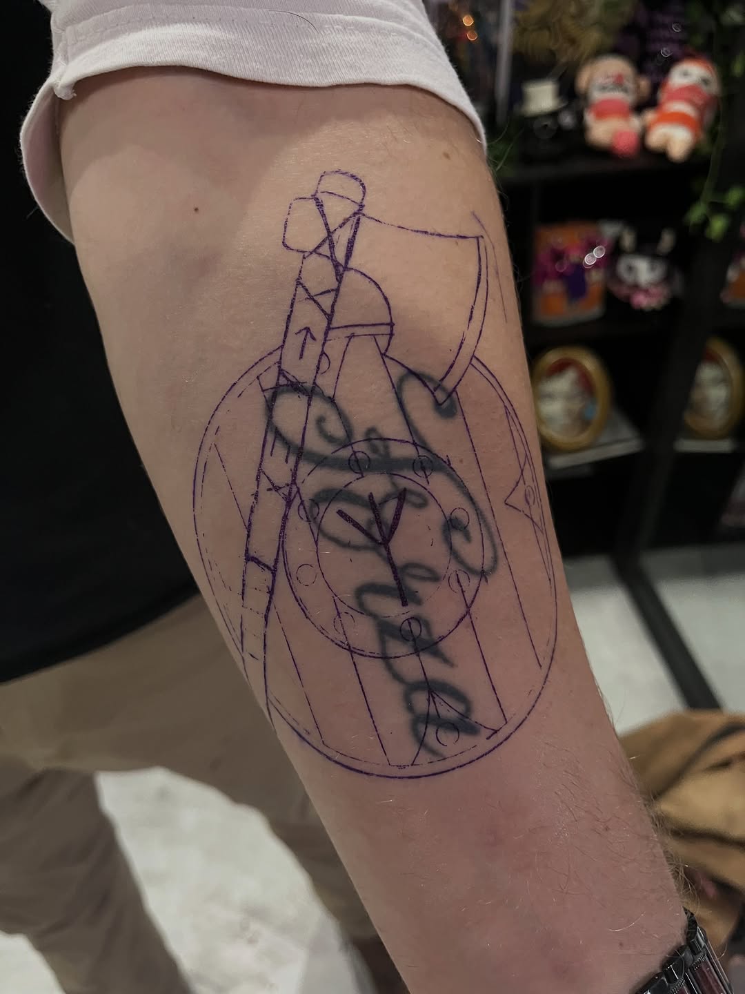 Tattoo by @tashathegrey — lettering_script